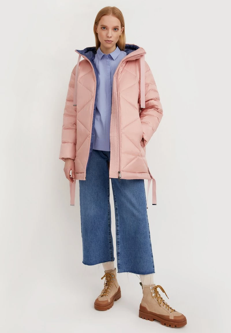 Finn Flare Damen Wintermantel - Pink 4 Finn Flare Damen Wintermantel - Pink – Bild 2