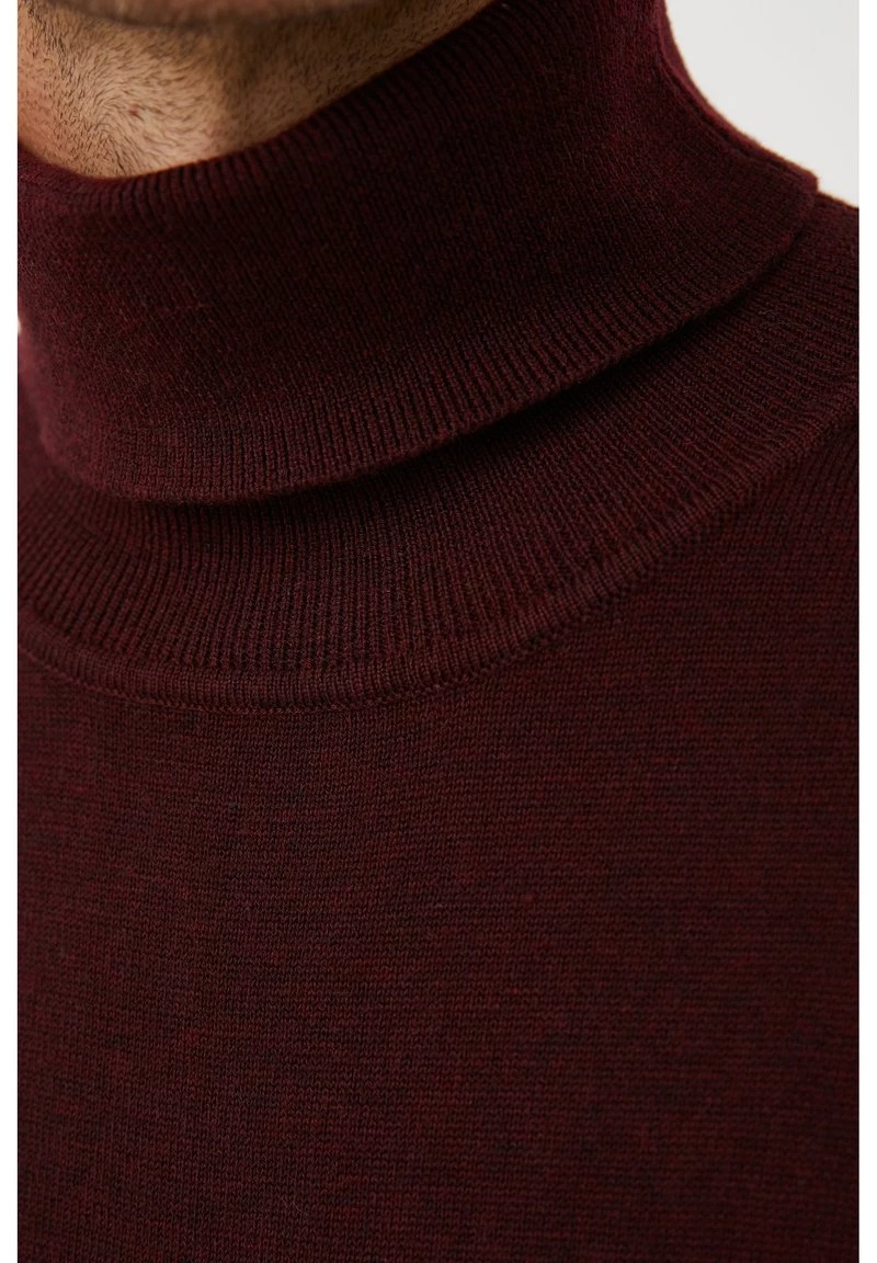Finn Flare Herren Strickpullover - Dark Red 7 Finn Flare Herren Strickpullover - Dark Red – Bild 5