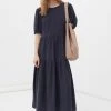 Finn Flare Maxikleid - Dark Blue | Damen