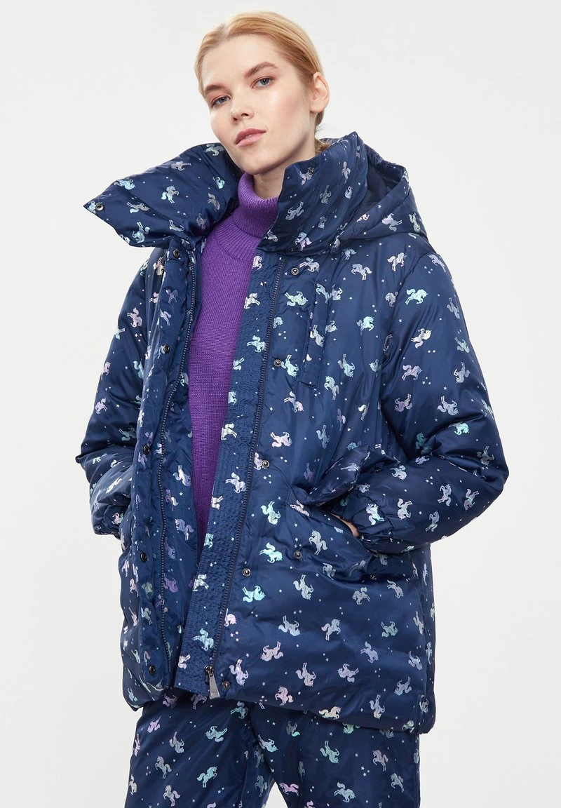 Finn Flare Damen Winterjacke - Dark Blue 7 Finn Flare Damen Winterjacke - Dark Blue – Bild 5