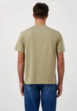 Finn Flare Herren T-Shirt Basic - Olive-green -Finn Flare Verkaufsladen 45f480534877400fafb8f89ef7c7d0a2