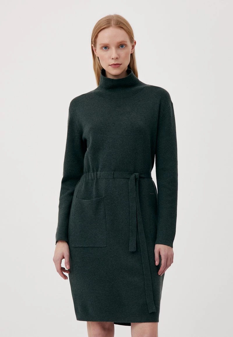 Finn Flare Damen Strickkleid - Dark Green 3 Finn Flare Damen Strickkleid - Dark Green