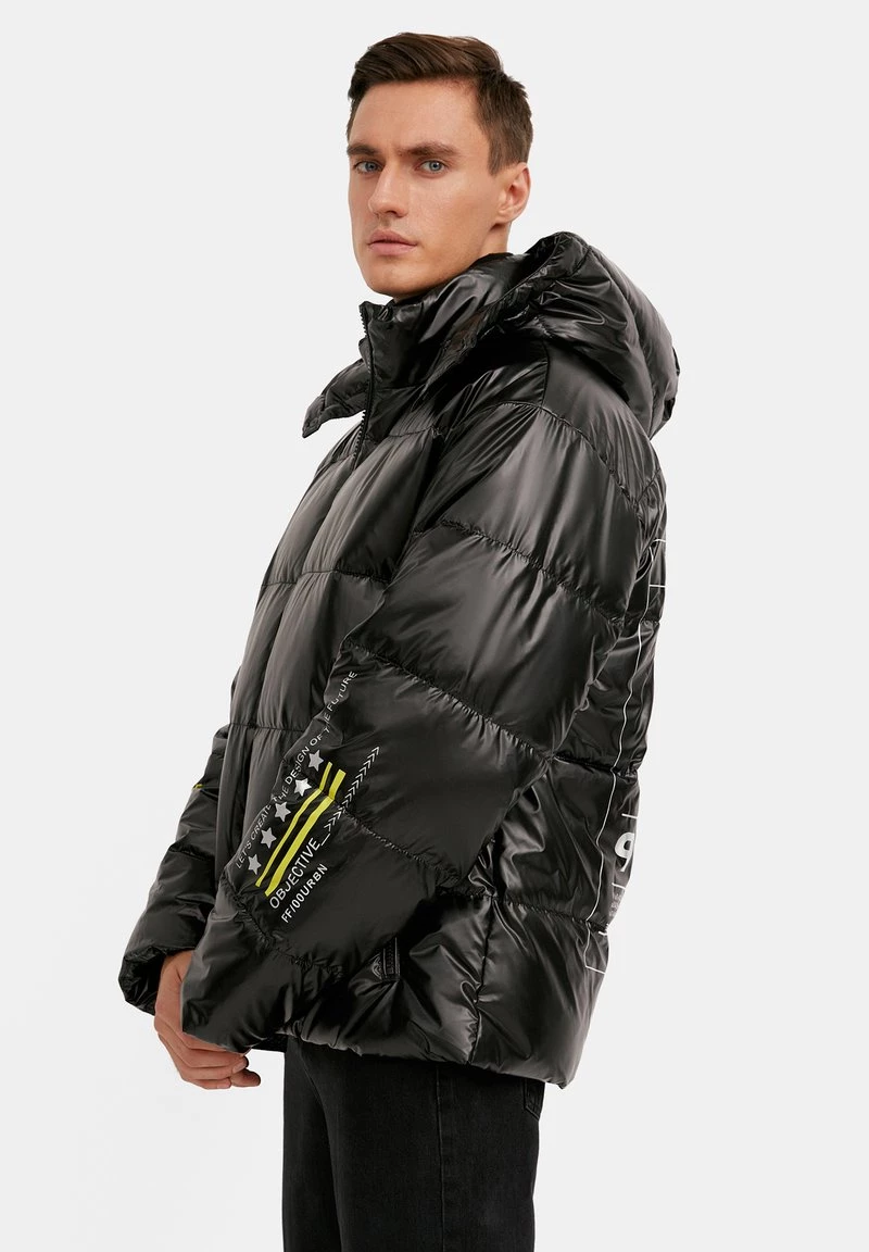 Finn Flare Herren Daunenjacke - Black 6 Finn Flare Herren Daunenjacke - Black – Bild 4