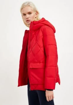 Finn Flare Damen Wintermantel - Red -Finn Flare Verkaufsladen 47ae43e5194c4c9da735811a311490cc