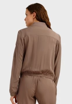 Finn Flare Damen Bomberjacke - Brown 10 Finn Flare Damen Bomberjacke - Brown -Finn Flare Verkaufsladen 47f782201c024694bb5357f88887b1f6