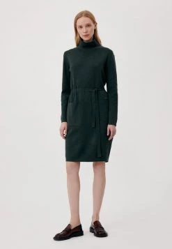 Finn Flare Damen Strickkleid - Dark Green 10 Finn Flare Damen Strickkleid - Dark Green -Finn Flare Verkaufsladen 48a4654d6fa3445287aa0756e17f6ec9
