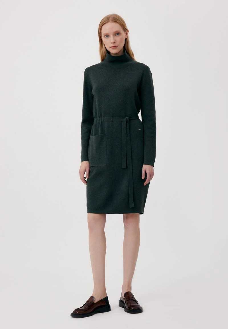 Finn Flare Damen Strickkleid - Dark Green 4 Finn Flare Damen Strickkleid - Dark Green – Bild 2