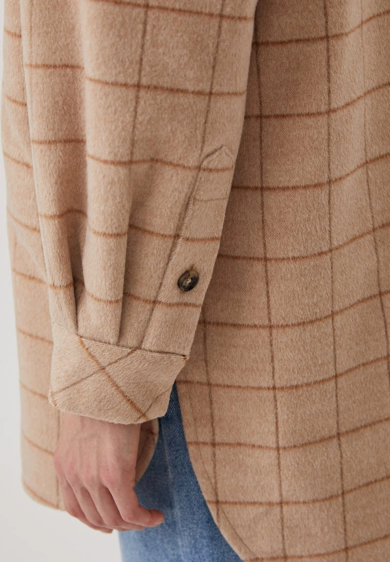 Finn Flare Kurzmantel - Beige | Damen 8 Finn Flare Kurzmantel - Beige | Damen – Bild 6