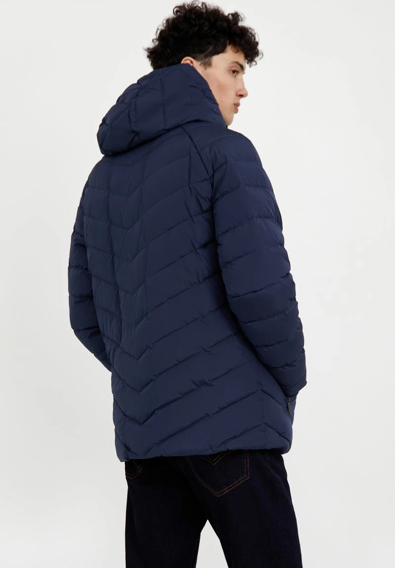 Finn Flare Herren Daunenjacke - Dark Blue 5 Finn Flare Herren Daunenjacke - Dark Blue – Bild 3