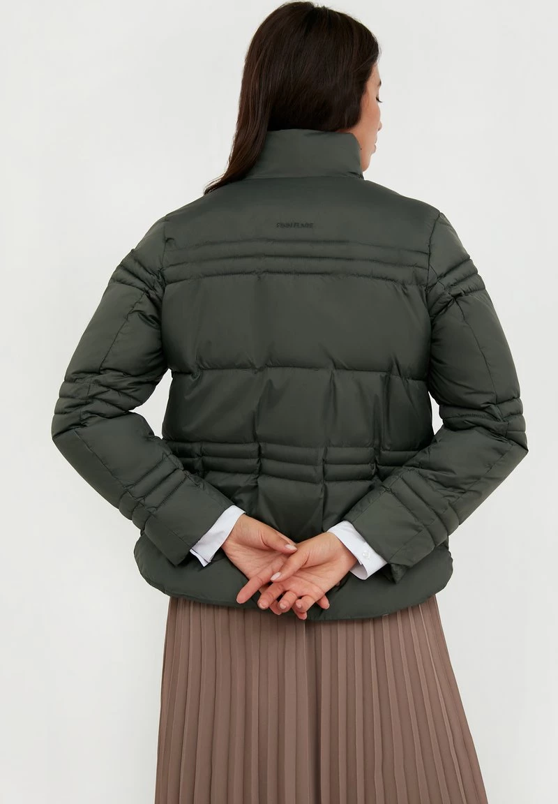 Finn Flare Damen Winterjacke - Dark Green 5 Finn Flare Damen Winterjacke - Dark Green – Bild 3