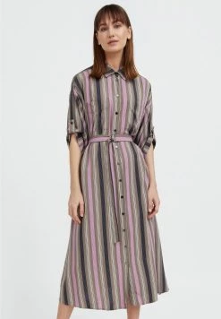 Finn Flare Damen Blusenkleid - Light Brown