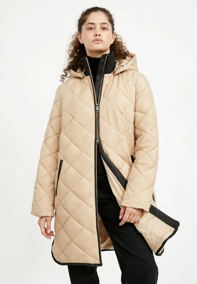 Finn Flare Damen Wintermantel - Beige 3 Finn Flare Damen Wintermantel - Beige