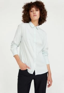 Finn Flare Damen Hemdbluse - Light Green