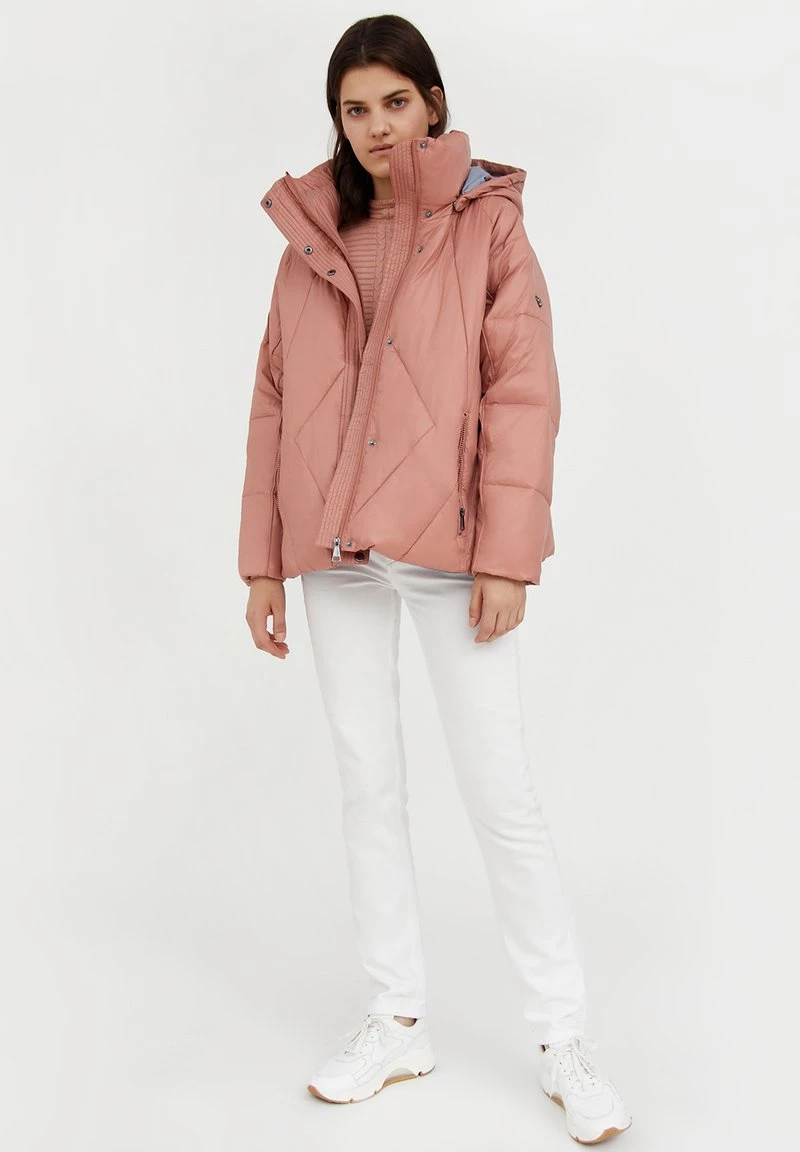 Finn Flare Damen Winterjacke - Light Pink 4 Finn Flare Damen Winterjacke - Light Pink – Bild 2