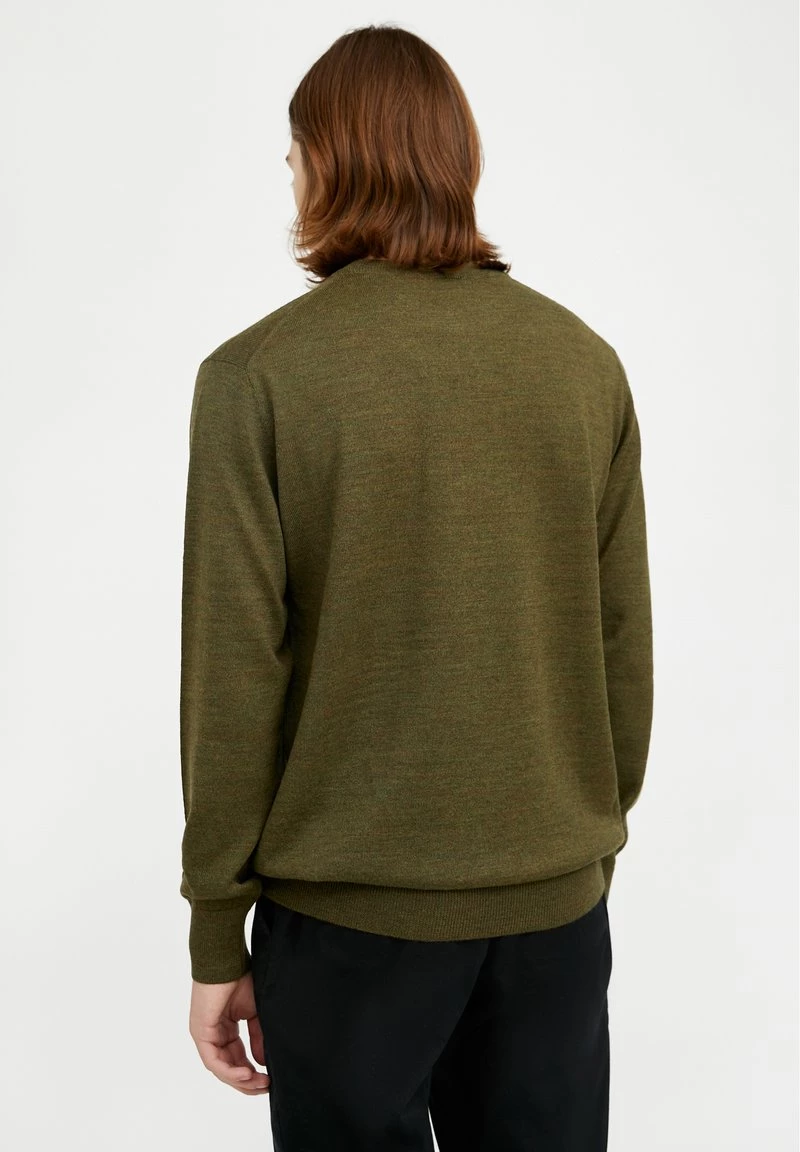 Finn Flare Herren Sweatshirt - Khaki 5 Finn Flare Herren Sweatshirt - Khaki – Bild 3