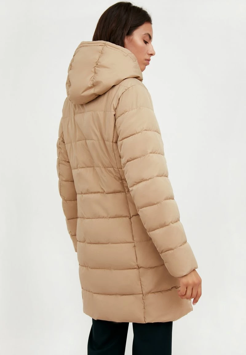 Finn Flare Damen Wintermantel - Beige 5 Finn Flare Damen Wintermantel - Beige – Bild 3