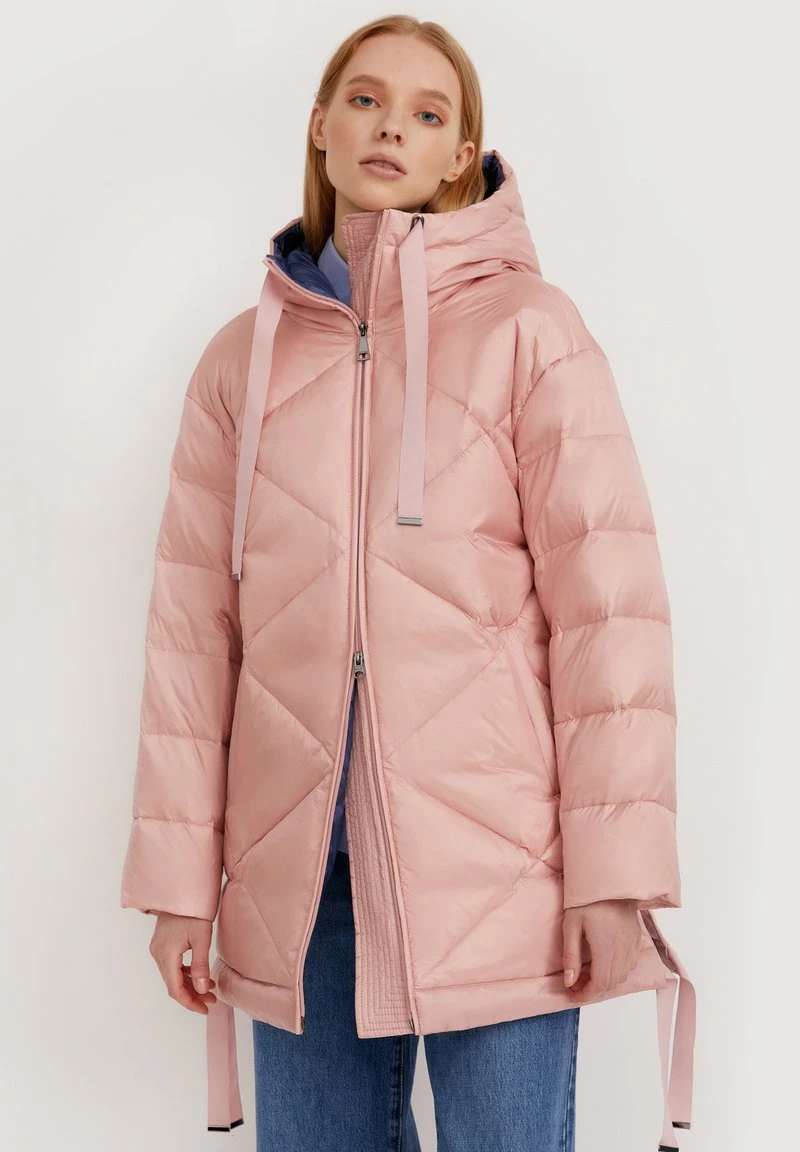 Finn Flare Damen Wintermantel - Pink 3 Finn Flare Damen Wintermantel - Pink