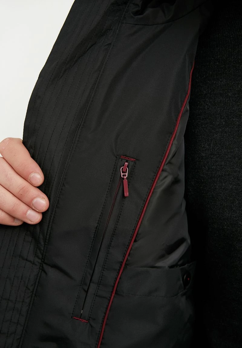 Finn Flare Herren Übergangsjacke - Black 9 Finn Flare Herren Übergangsjacke - Black – Bild 7