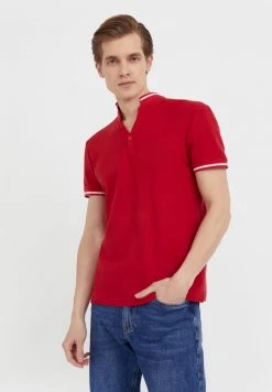 Finn Flare T-Shirt Basic - Red | Herren
