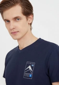 Finn Flare Herren T-Shirt Print - Dark Blue 13 Finn Flare Herren T-Shirt Print - Dark Blue -Finn Flare Verkaufsladen 4d7d6cc176a140788eb8dba2cbf7656c