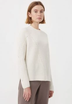 Finn Flare Damen LANGARM - Strickpullover - White 12 Finn Flare Damen LANGARM - Strickpullover - White -Finn Flare Verkaufsladen 4e0b5fe0f10049d8a2bb50dc270af3be