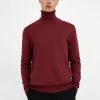 Finn Flare Herren Strickpullover - Dark Red -Finn Flare Verkaufsladen 4e5cdc17a76a4eaab747a3240ce63d37