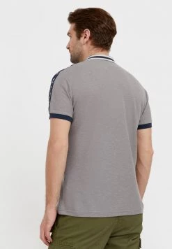 Finn Flare Poloshirt - Grey Melange | Herren -Finn Flare Verkaufsladen 4ebb690b31f24418a837c16cb0f12e88
