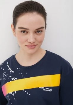 Finn Flare Damen T-Shirt Print - Dark Blue 8 Finn Flare Damen T-Shirt Print - Dark Blue -Finn Flare Verkaufsladen 4f0a99bfee0c44a1adac515cd8b6b62a