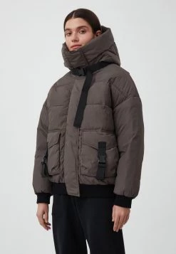 Finn Flare Damen Winterjacke - Dark Brown -Finn Flare Verkaufsladen 4f22ffa627dc4bb48793f699fb587ba2