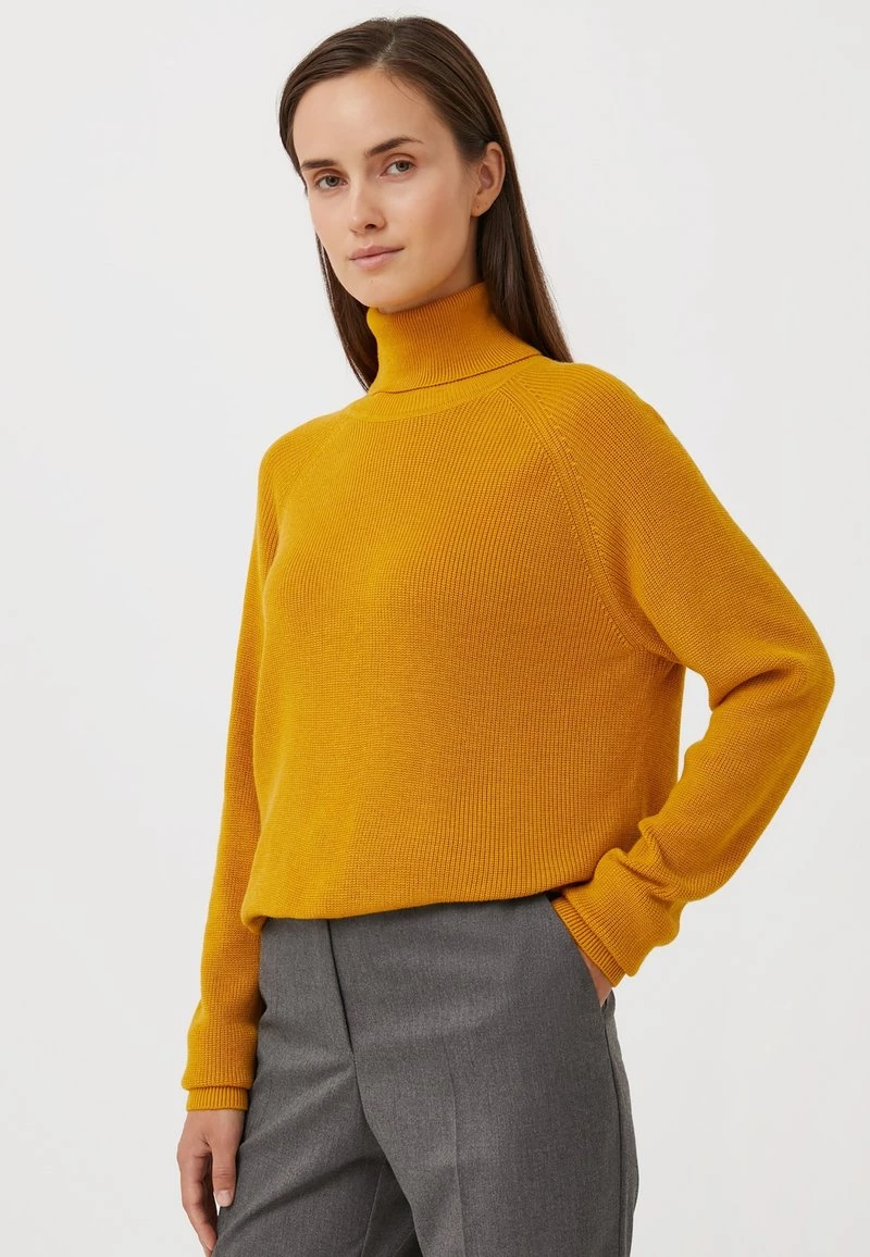 Finn Flare Damen Strickpullover - Mustard 6 Finn Flare Damen Strickpullover - Mustard – Bild 4