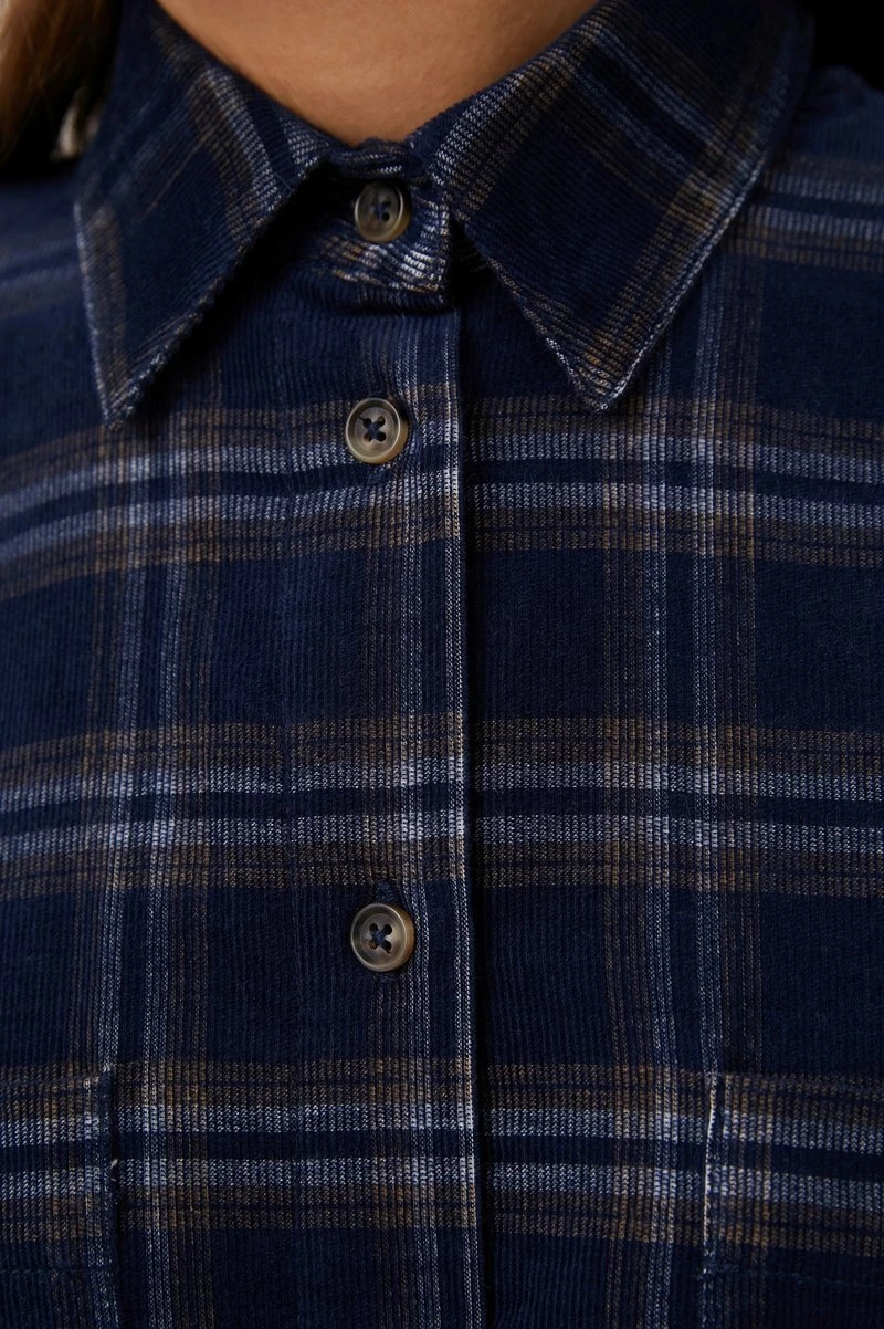 Finn Flare Damen Hemdbluse - Blue 7 Finn Flare Damen Hemdbluse - Blue – Bild 5