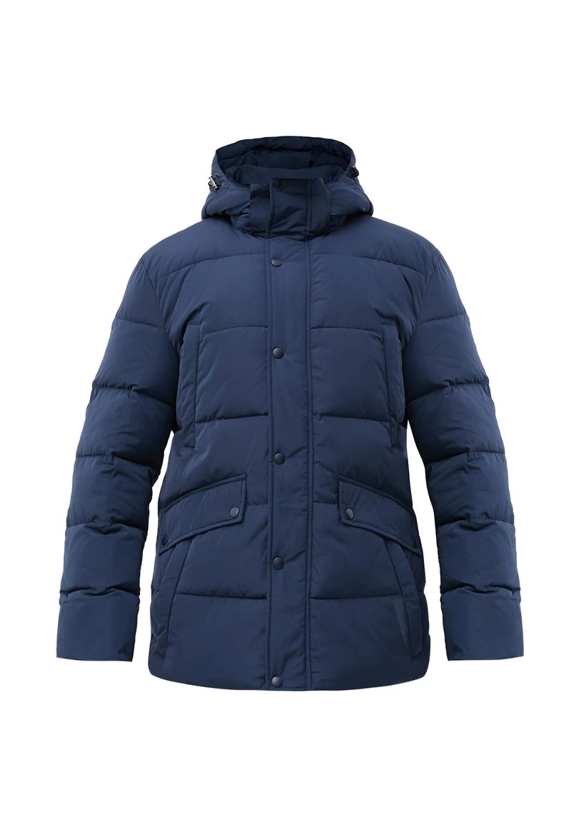 Finn Flare Herren Wintermantel - Dark Blue 7 Finn Flare Herren Wintermantel - Dark Blue – Bild 5