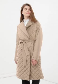 Finn Flare Damen Wintermantel - Beige