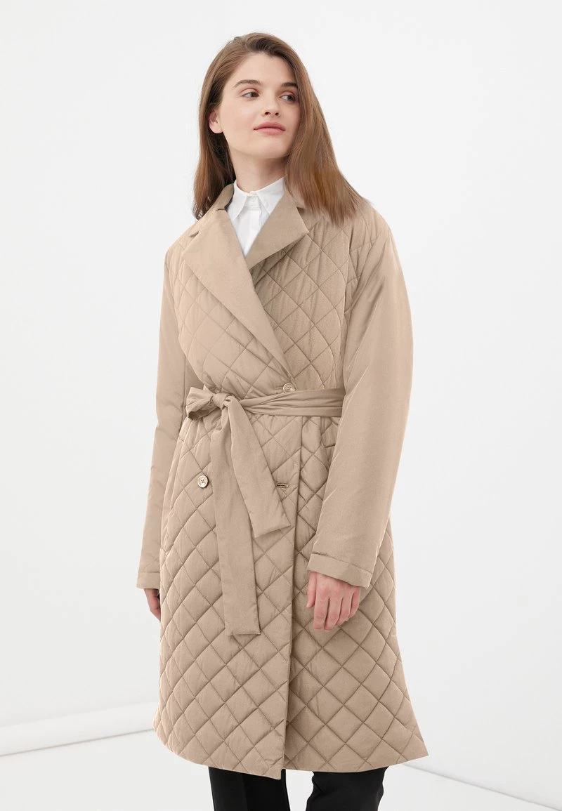 Finn Flare Damen Wintermantel - Beige 3 Finn Flare Damen Wintermantel - Beige