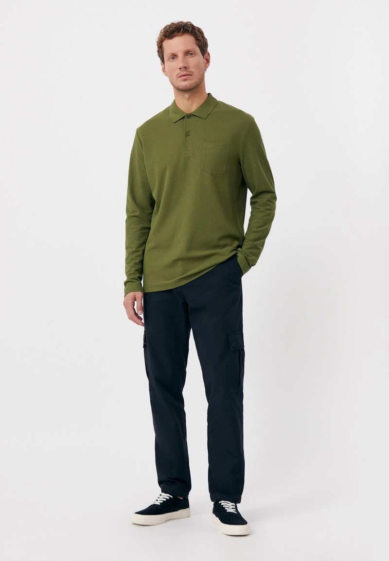 Finn Flare Poloshirt - Khaki | Herren 4 Finn Flare Poloshirt - Khaki | Herren – Bild 2