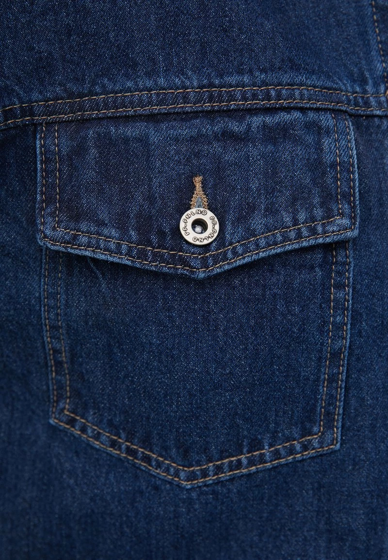 Finn Flare Damen Jeansjacke - Dark Blue Denim 7 Finn Flare Damen Jeansjacke - Dark Blue Denim – Bild 5