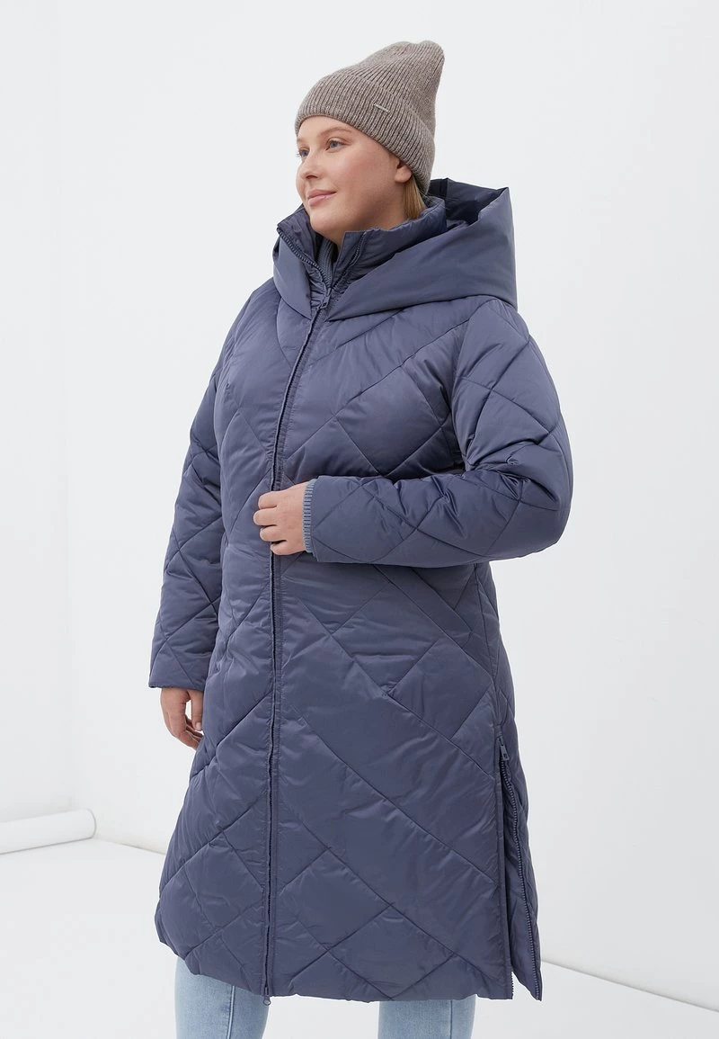 Finn Flare Damen Wintermantel - Dark Blue 6 Finn Flare Damen Wintermantel - Dark Blue – Bild 4