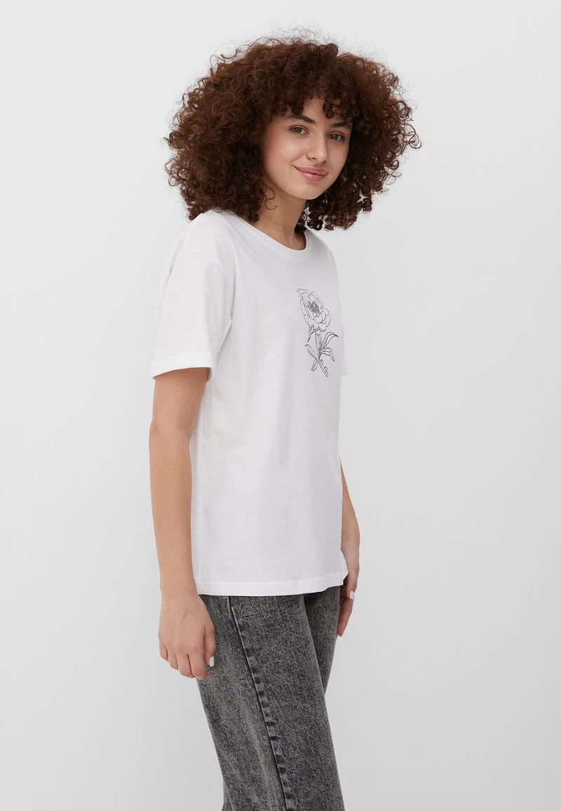 Finn Flare Damen T-Shirt Print - White 5 Finn Flare Damen T-Shirt Print - White – Bild 3