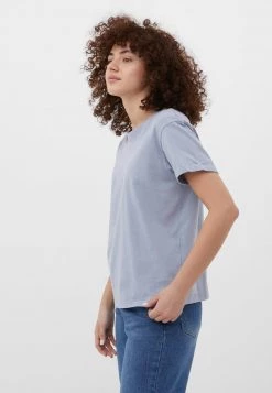 Finn Flare Damen T-Shirt Basic - Light Blue -Finn Flare Verkaufsladen 5236970add2a40639114cf09222cb12e