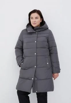 Finn Flare Damen Wintermantel - Dark Grey