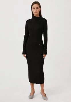 Finn Flare Damen Strickkleid - Black