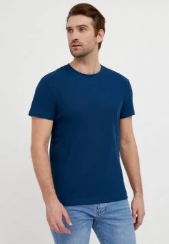 Finn Flare Herren T-Shirt Basic - Blue