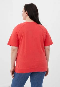 Finn Flare Damen T-Shirt Basic - Pink -Finn Flare Verkaufsladen 52e3e8e2a3424352957be3d095eefd57