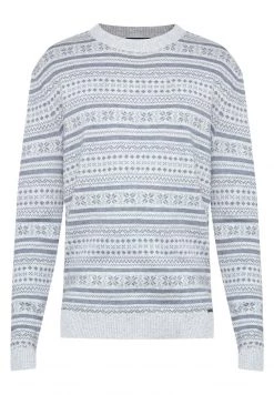 Finn Flare Herren Strickpullover - Light Grey 13 Finn Flare Herren Strickpullover - Light Grey -Finn Flare Verkaufsladen 539bc5ccde5f4f609ccda4d477aea620