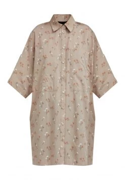 Finn Flare Damen Hemdbluse - Light Brown -Finn Flare Verkaufsladen 539c4cfe88fa49c585cc6841655f5294