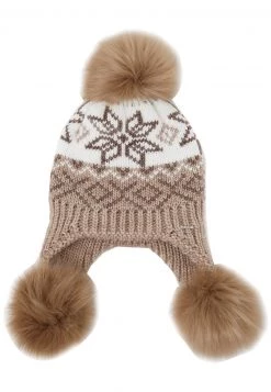 Finn Flare Mütze - Beige | Damen -Finn Flare Verkaufsladen 53c23c3d2ec749658e0e069097eace5a