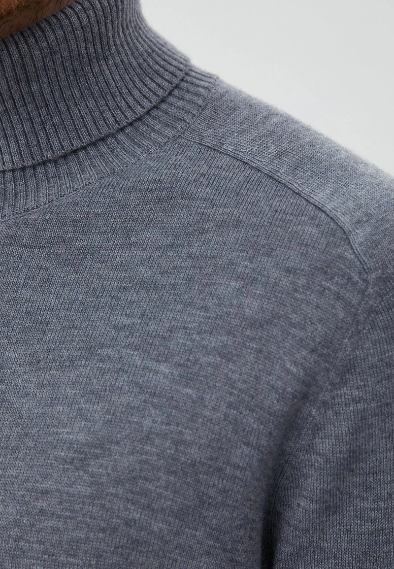 Finn Flare Herren BASIC - Strickpullover - Dark Grey 6 Finn Flare Herren BASIC - Strickpullover - Dark Grey – Bild 4