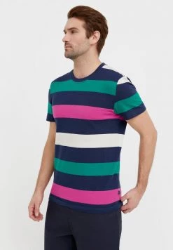 Finn Flare Herren T-Shirt Print - Dark Blue -Finn Flare Verkaufsladen 53ec0ba0797d4453b32af7022b353e0a