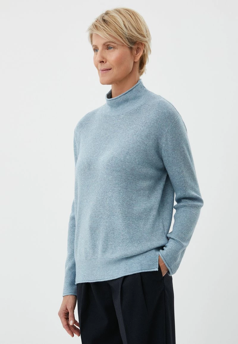 Finn Flare Damen LANGARM - Strickpullover - Light Blue 6 Finn Flare Damen LANGARM - Strickpullover - Light Blue – Bild 4