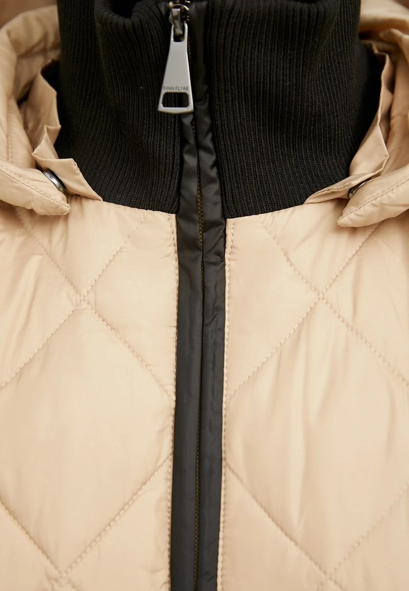 Finn Flare Damen Wintermantel - Beige 10 Finn Flare Damen Wintermantel - Beige – Bild 8